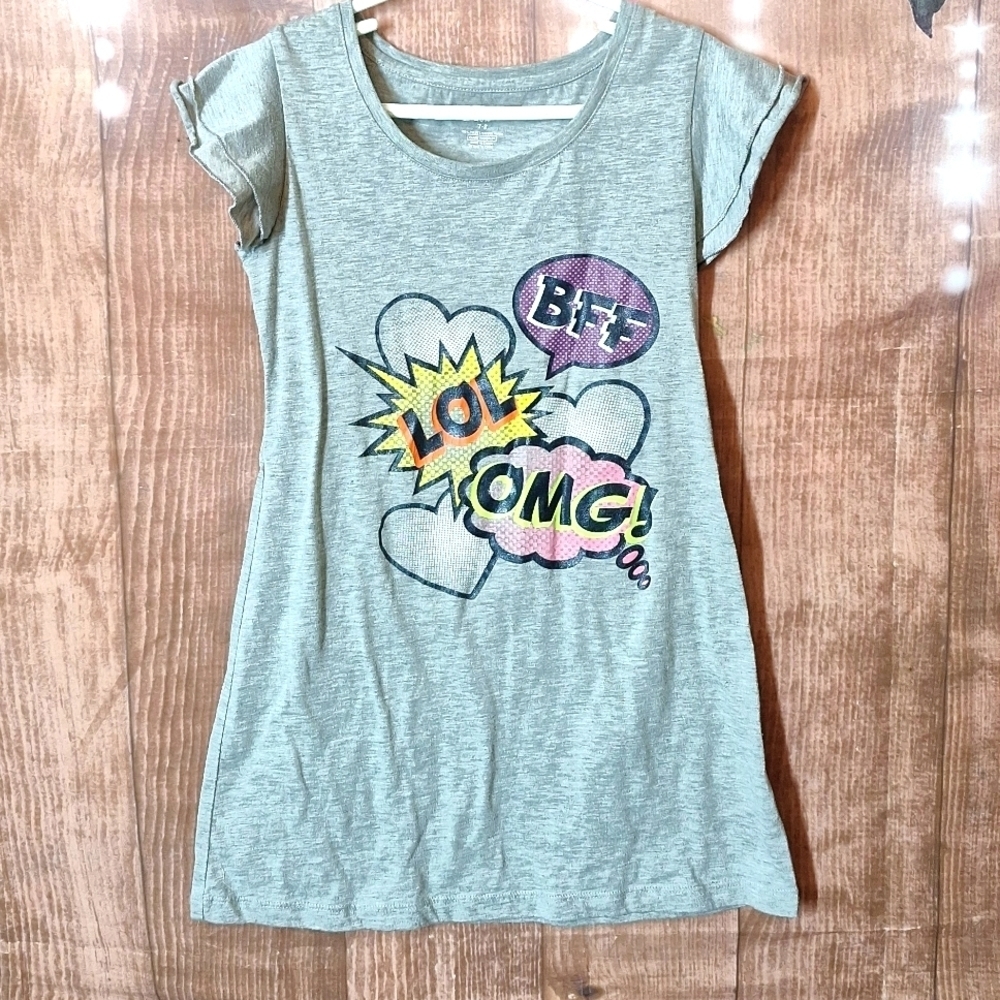 Total GIRL GRAY DRESS 7-8